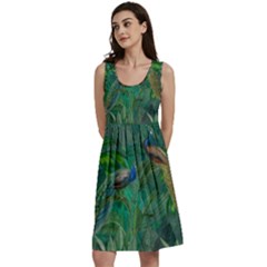 Peacock Paradise Jungle Classic Skater Dress