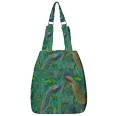 Peacock Paradise Jungle Center Zip Backpack by Bedest