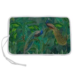 Peacock Paradise Jungle Pen Storage Case (l) by Bedest