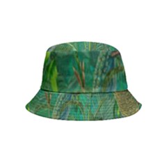 Peacock Paradise Jungle Bucket Hat (kids) by Bedest