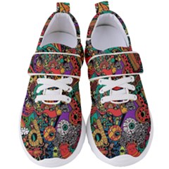 Cute Cartoon Doodle Women s Velcro Strap Shoes by Bedest