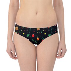 Christmas Pattern Texture Colorful Wallpaper Hipster Bikini Bottoms by Ravend