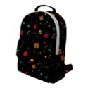 Christmas Pattern Texture Colorful Wallpaper Flap Pocket Backpack (Large) View1