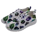 Leaves Watercolor Ornamental Decorative Design Women Athletic Shoes View2