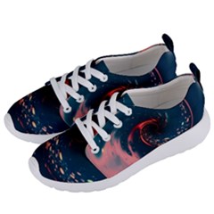 Fluid Swirl Spiral Twist Liquid Abstract Pattern Women s Lightweight Sports Shoes by Ravend