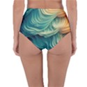 Art Pattern Artis Hands Illustration Reversible High-Waist Bikini Bottoms View2