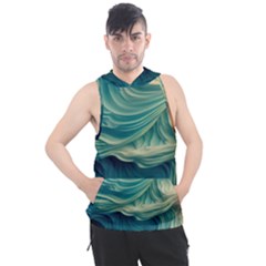 Art Pattern Artis Hands Illustration Men s Sleeveless Hoodie by Ravend