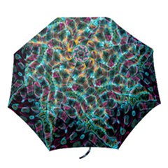 Fractal Abstract Waves Background Wallpaper Folding Umbrellas by Ravend