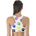 Pawprints-paw-prints-paw-animal Fitness Sports Bra View2