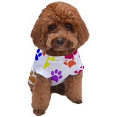 Pawprints-paw-prints-paw-animal Dog T-shirt by Ravend