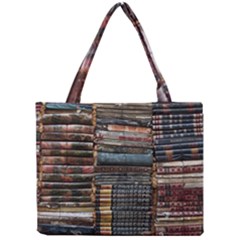 Pile Of Books Photo Of Assorted Book Lot Backyard Antique Store Mini Tote Bag by Ravend