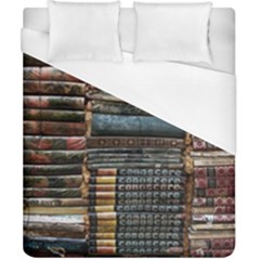 Pile Of Books Photo Of Assorted Book Lot Backyard Antique Store Duvet Cover (california King Size) by Ravend