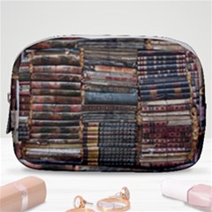 Pile Of Books Photo Of Assorted Book Lot Backyard Antique Store Make Up Pouch (small) by Ravend