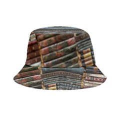 Pile Of Books Photo Of Assorted Book Lot Backyard Antique Store Bucket Hat by Ravend