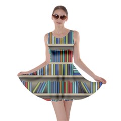 Bookshelf Skater Dress by Ravend