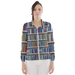 Bookshelf Women s Windbreaker