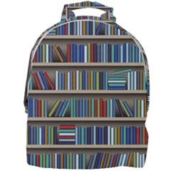 Bookshelf Mini Full Print Backpack by Ravend