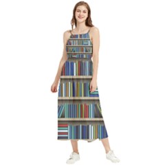 Bookshelf Boho Sleeveless Summer Dress