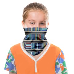 Bookshelf Face Covering Bandana (kids) by Ravend