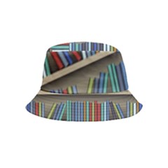 Bookshelf Inside Out Bucket Hat (kids) by Ravend