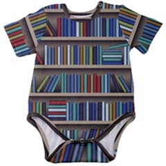 Bookshelf Baby Short Sleeve Bodysuit by Ravend