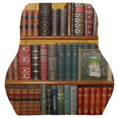 Books-library-bookshelf-bookshop Car Seat Back Cushion  by Ravend