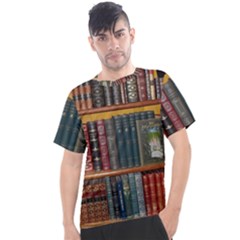 Books-library-bookshelf-bookshop Men s Sport Top