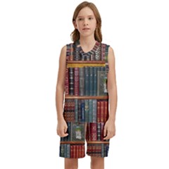 Books-library-bookshelf-bookshop Kids  Basketball Mesh Set by Ravend