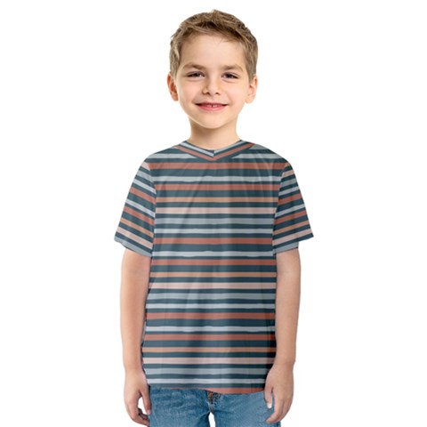 Stripes Kids  Sport Mesh T-shirt by zappwaits