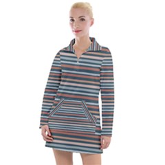 Stripes Women s Long Sleeve Casual Dress by zappwaits