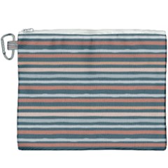 Stripes Canvas Cosmetic Bag (xxxl) by zappwaits