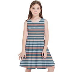 Stripes Kids  Skater Dress by zappwaits