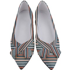 Stripes Women s Bow Heels