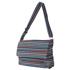 Stripes Full Print Messenger Bag (M)