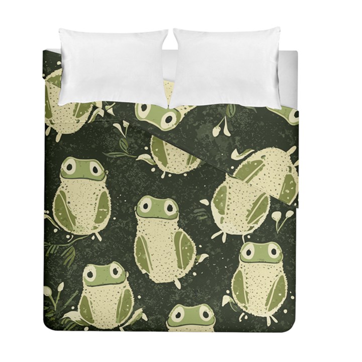 Frog pattern Duvet Cover Double Side (Full/ Double Size)