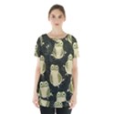 Frog pattern Skirt Hem Sports Top View1