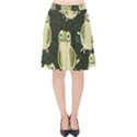 Frog pattern Velvet High Waist Skirt View1