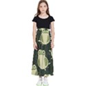 Frog pattern Kids  Flared Maxi Skirt View1