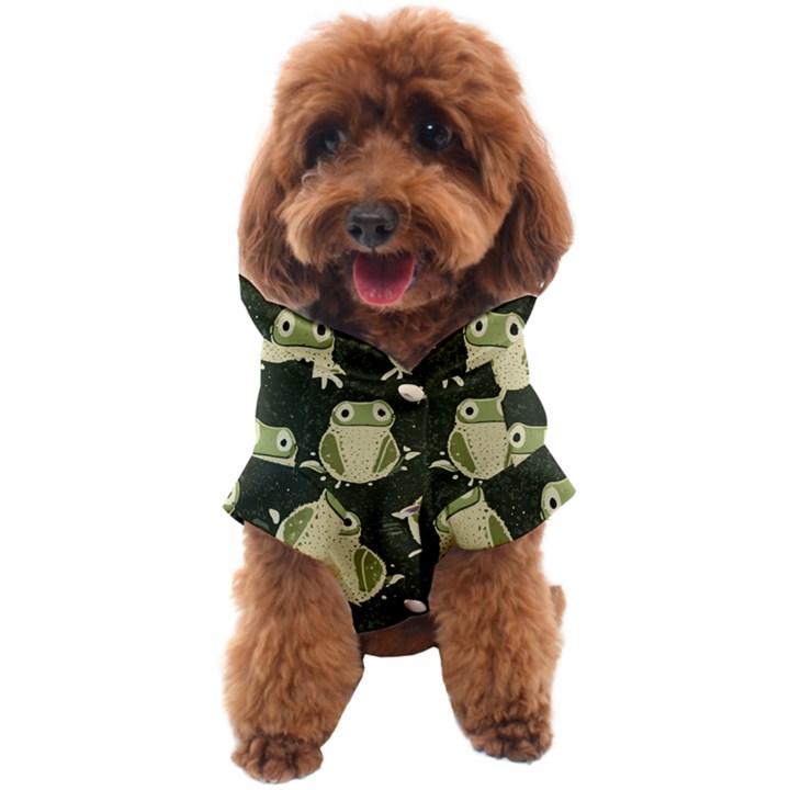 Frog pattern Dog Coat