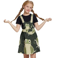 Frog Pattern Kids  Apron Dress by Valentinaart