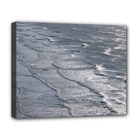 Atlantic Ocean Aerial View, Tierra Del Fuego, Argentina Deluxe Canvas 20  X 16  (stretched) by dflcprintsclothing