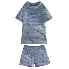 Atlantic Ocean Aerial View, Tierra Del Fuego, Argentina Kids  Swim T-shirt And Shorts Set by dflcprintsclothing