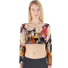 Ai-generated Long Sleeve Crop Top by nateshop