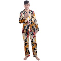 Ai-generated Men s Long Sleeve Satin Pajamas Set by nateshop