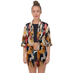 Ai-generated Open Front Chiffon Kimono by nateshop