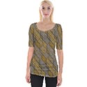 Background-batik Wide Neckline T-Shirt View1