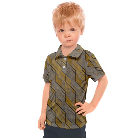 Background-batik Kids  Polo T-shirt by nateshop