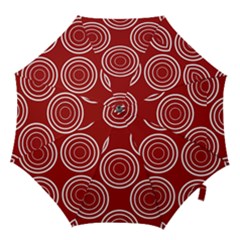 Background-red Hook Handle Umbrellas (large) by nateshop