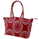 Background-red Canvas Shoulder Bag View1