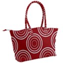 Background-red Canvas Shoulder Bag View2